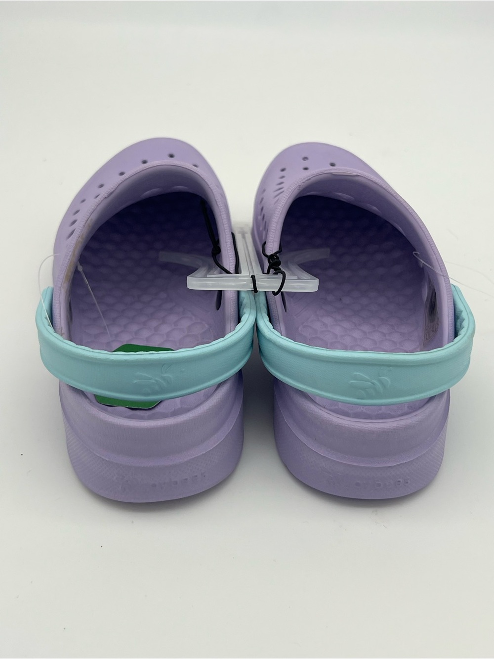 NWT Joybees Kids Size 3 Active Slip On Clog Girls Shoes Purple Blue Sandals - Picture 4 of 6